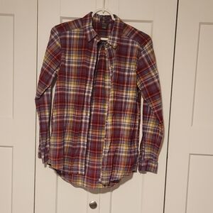 Eddie Bauer Women's Multicolor Plaid Shirt